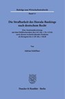 Die Strafbarkeit des Hawala-Bankings nach deutschem Recht - Adrian Schiffner - 9783428197842