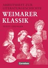 Arbeitsheft zur Literaturgeschichte. Weimarer Klassik - Reinhard Lindenhahn - 9783464611470