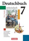 Deutschbuch Gymnasium 7. Schuljahr. Arbeitsheft mit Lösungen. Allgemeine Ausgabe. Neubearbeitung - Jan Diehm ; Cordula Grunow ; Angela Mielke ; Vera Potthast - 9783464680636