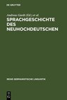 Sprachgeschichte des Neuhochdeutschen - Andreas Gardt ; Klaus J Mattheier ; Oskar Reichmann - 9783484311565