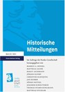 Historische Mitteilungen 35 (2024) - Markus A. Denzel ; Thomas Stamm-Kuhlmann ; Matthias Stickler - 9783515139229