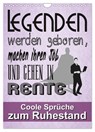Coole Sprüche zum Ruhestand (Wandkalender 2026 DIN A4 hoch), CALVENDO Monatskalender -  - 9783516351347