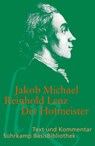 Der Hofmeister oder Vorteile der Privaterziehung - Jakob Michael Reinhold Lenz - 9783518189085