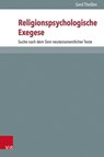 Religionspsychologische Exegese - Gerd Theißen - 9783525500781