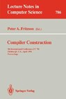 Compiler Construction - Peter A. Fritzson - 9783540578772