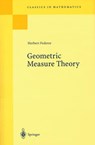 Geometric Measure Theory - Herbert Federer - 9783540606567