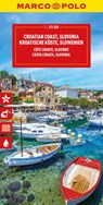 Croatia Coast and Slovenia Marco Polo Map -  - 9783575019066