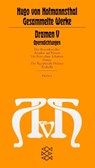 Dramen V - Hugo Von Hofmannsthal - 9783596221639