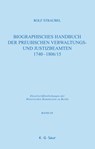 Biographisches Handbuch der preußischen Verwaltungs- und Justizbeamten 1740-1806/15 - Rolf Straubel - 9783598232299