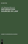 Information Sources in Law - J.R. Winterton ; Elizabeth M. Moys - 9783598244315