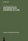 Information Sources in Law - J.R. Winterton ; Elizabeth M. Moys - 9783598244315