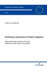 Preliminary Injunctions in Patent Litigation - Arthur von Martels - 9783631786987