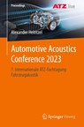 Automotive Acoustics Conference 2023 - Alexander Heintzel - 9783658465544