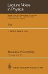 Measures of Complexity - Angelo Vulpiani ;  Luca Peliti - 9783662136836