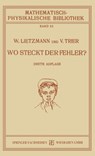Wo Steckt Der Fehler? - W Lietzmann ; Viggo Trier - 9783663151814