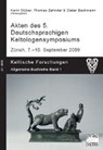 Akten des 5. Deutschsprachigen Keltologensymposiums Zürich - STÜBER,  Karin ; Zehnder, Thomas ; Bachmann, Dieter - 9783706906241