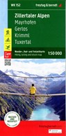 Zillertal Alps, hiking, cycling and leisure map -  - 9783707920550