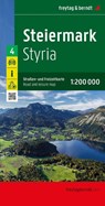Styria, road and leisure map 1:200,000, freytag & berndt -  - 9783707921632