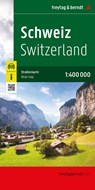 Schweiz, Straßenkarte 1:400.000, freytag & berndt -  - 9783707923926