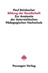 Bildung der Gesellschaft - Paul Reinbacher - 9783709205242