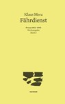 Fährdienst - Klaus Merz - 9783709937211