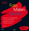 Foto-Malen-Basteln Bastelkalender schwarz groß 2026 -  - 9783731885108