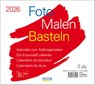 Foto-Malen-Basteln Bastelkalender quer weiß 2026 -  - 9783731885139