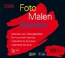 Foto-Malen-Basteln Bastelkalender quer schwarz 2026 -  - 9783731885146