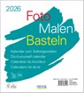 Foto-Malen-Basteln Bastelkalender weiß 2026 -  - 9783731885153