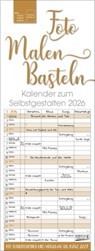 Foto-Malen-Basteln Familientimer gold 2026 -  - 9783731885313