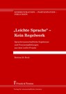 "Leichte Sprache" - Kein Regelwerk - Bettina M. Bock - 9783732905348