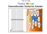 Immerwährender TENNIS Postkarten KALENDER (kartonierte Ausgabe) - Theo Von Taane - 9783734741289