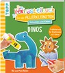 Das Verbastelbuch für die Allerkleinsten. Schneiden und Kleben. Dinos - Bibi Hecher ; Mimi Hecher - 9783735891860