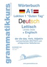 Woerterbuch Deutsch - Lettisch - Englisch Niveau A1 - Marlene Schachner ; Edouard Akom - 9783738650280