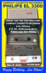 Compact Cassette Recorder Philips EL 3300 - Thank you for this brilliant Compact Cassette Recorder - Lou Ottens - Johannes Jozeph Martinus Schoenmakers - Peter van der Sluis - Uwe H Sultz - 9783741239069