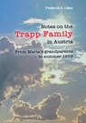 Notes on the Trapp Family in Austria - Frederick S. Litten - 9783752835076