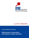 Effectiveness of instructional interventions in higher education - Jan Elen ; Manfred Prenzel - 9783753476735