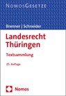 Landesrecht Thüringen - Michael Brenner ; Udo Schneider - 9783756010516