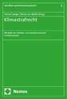 Klimastrafrecht - Helmut Satzger ; Nicolai von Maltitz - 9783756013968