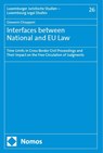 Interfaces between National and EU Law - Giovanni Chiapponi - 9783756017997