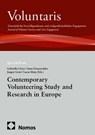 Contemporary Volunteering Study and Research in Europe - Gabriella Civico ; Anna Domaradzka ; Jurgen Grotz - 9783756022465