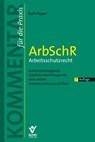 ArbSchR - Arbeitsschutzrecht - Ralf Pieper - 9783766368645