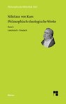 Philosophisch-theologische Werke in 4 Banden. - Nikolaus Von Kues - 9783787316243