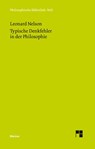Typische Denkfehler in der Philosophie - Leonard Nelson - 9783787321490