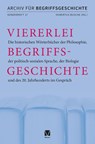 Viererlei Begriffsgeschichte - Hubertus Busche - 9783787350278