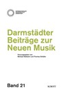 Darmstädter Beiträge zur neuen Musik - Clemens Gadenstätter ; Martin Schüttler ; Liza Lim ; Isabel Mundry ; Mathias Spahlinger ; Thomas Meadowcroft ; Francisco López ; Jorge Sánchez-Chiong ; Bernhard Lang ; Tim Mariën ; Johannes Kreidler ; Konrad Boehmer ; John Cage ; Stefan Fricke - 9783795791537