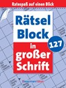 Rätselblock in großer Schrift 127 (5 Exemplare à 2,99 EUR) - Eberhard Krüger - 9783809469513