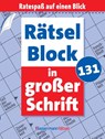 Rätselblock in großer Schrift 131 (5 Exemplare à 2,99 EUR) - Eberhard Krüger - 9783809469551
