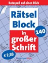 Rätselblock in großer Schrift 140 (5 Exemplare à 2,99 EUR) - Eberhard Krüger - 9783809485308