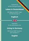 Einbürgerungstest "Leben in Deutschland" - 300 allgemeine BAMF-Fragen mit Übersetzungen in Englisch - Fabian Richter - 9783819224577